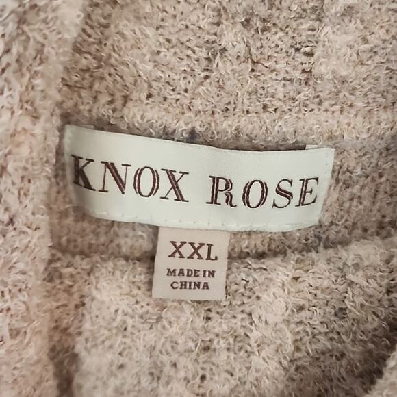 Knox Rose Light Pink Soft Sweater, XXL - Picture 4 of 6